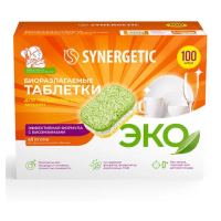 Таблетки для ПММ Synergetic Эко 100шт