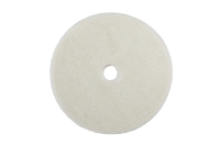 Круглый пад Эконом 43см, белый, для полировки