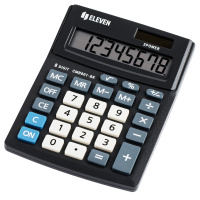 Калькулятор настольный Eleven Business Line CMB801-BK черный, 8 разрядов