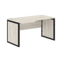 Стол эргономичный XQPCET 149(L) Сосна Эдмонт/Антрацит 1400х900х750 XTEN-QP