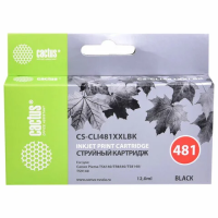 Картридж струйный Cactus CS-CLI481XXLBK для Canon Pixma TR7540/TR8540/TS6140, черный