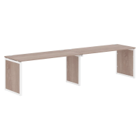 Стол 2-х местный XQPWST 3270 Дуб Сонома/Белый 1600х700х750 XTEN-QP