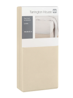 Tarrington House Простыня на резинке сатин ваниль, 160 x 200 x 20см