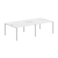 Стол 4-х местный XS6WST 2814 Белый/Серый 2800х1406х750 XTEN-S60