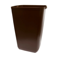 Корзина для мусора Lime Color 23л, коричневая, подвесная, А 74201MA
