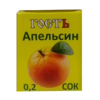 Сок Гость апельсин, 0.2л