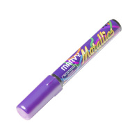 Маркер пигментный Marvy 180 фиолетовый, 1-5мм, скошенный наконечник