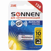 Батарейка Sonnen 23АЕ, 12В, алкалиновая, 1шт/уп