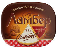 Сыр Ламбер Gourmet 1/2 шара 55%, ~500г