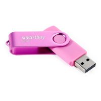 Память Smart Buy 'Twist' 64GB, USB 2.0 Flash Drive, пурпурный