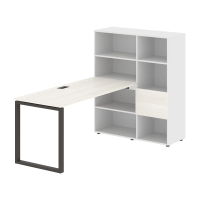 Рабочая станция EQRST 1115 Ясень Траун/Мокко 1990х1120х1355 EDIS