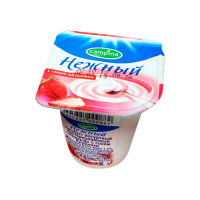 Йогурт Нежный с соком клубники, 1.2%, 100г