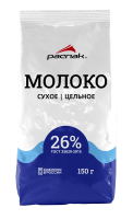 Молоко Распак Цельное сухое ГОСТ 26%, 150г