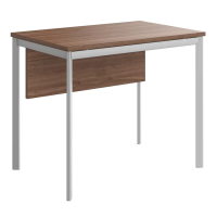 Стол прямой Skyland Imago-S СП-1.1SD, ясень шимо/алюминий, 900х600х755мм