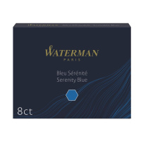 Картридж для перьевой ручки Waterman S0110860, синий, 8шт