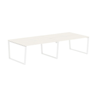 Стол 4-х местный EVWST 3113 Ясень Траун/Белый 3126х1346х750 EDIS