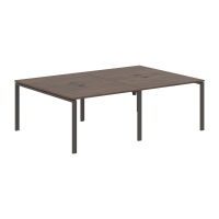 Стол 4-х местный EUWST 2316 Дуб Денвер тёмный/Мокко 2326х1606х750 EDIS
