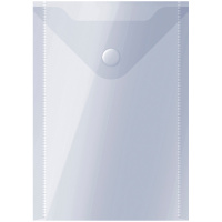 Пластиковая папка на кнопке Officespace прозрачная, А6