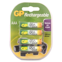 Аккумулятор Gp AAA/HR03, 950mAh, 4шт/уп