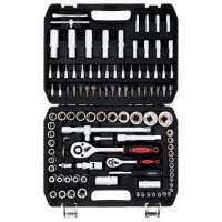 Набор инструментов для автомобиля, 108 предметов, пластиковый кейс, RABBITEX (РАББИТЕКС), 671339