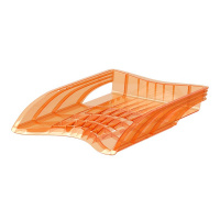 Лоток  для бумаг ErichKrause S-Wing, Neon, оранжевый