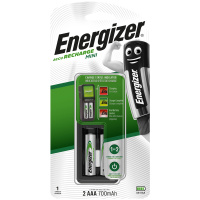 Зарядное устройство Energizer Mini + 2шт. акк. AAA (HR03) 700mAh