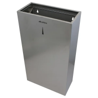 Настенная урна 35л металл МАТОВАЯ Ksitex / GBW-35M