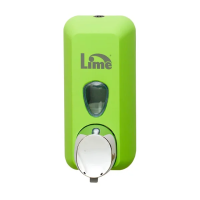 Диспенсер для мыла наливной Lime Color зеленый, 500мл