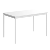 Стол прямой Skyland Imago-S СП-2S, белый/белый полуматовый, 1200х720х755мм