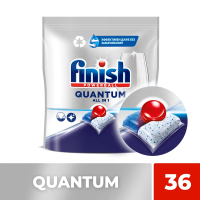 Таблетки для посудомоечной машины Finish Quantum бесфосфатные, 36шт