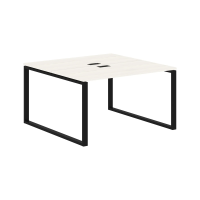 Стол 2-х местный EQWST 1313 Ясень Траун/Черный 1360х1346х750 EDIS