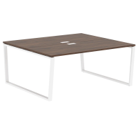 Стол 2-х местный EVWST 1716 Дуб Денвер тёмный/Белый 1760х1606х750 EDIS