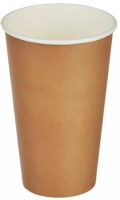 Стакан одноразовый Экопак SP16 крафт, 473мл, бумажный, 50шт/уп