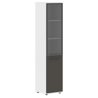 Шкаф высокий узкий EHCS 42.7(L) Мокко/Мокко/Белый 426х430х1967 EDIS