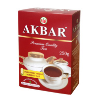 Чай Akbar Красно-белая серия черный, 250г