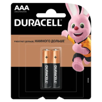 Батарейка Duracell Basic AAA LR03, 1.5В, алкалиновая, 2шт/уп