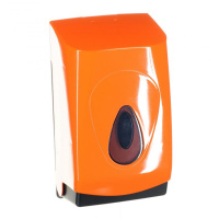 Диспенсер для туалетной бумаги листовой Merida Unique Orange Line Spark BUO451, глянцевый оранжевый