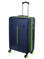Чемодан Arriva Oslo ABS синий размер L, 48 x 28.1 x 76см