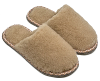 Тапочки женские Lucky Land 30% шерсть 70% натуральный полиэстер закрытые