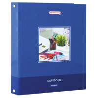 Тетрадь на кольцах А5 (175х215 мм), 120 л., картонная обложка, клетка, глянцевая ламинация