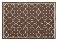 Салфетка Remiling Household Grace коричневый с вышивкой, 43 x 30см