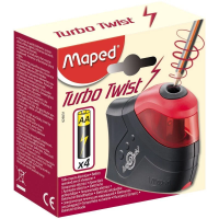 Точилка электрическая Maped Turbo Twist 1 отверстие, с контейнером, 026031