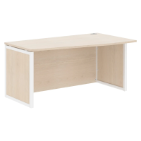 Стол эргономичный XQPCT 169H(R) Бук Тиара/Белый 1600х900х750 XTEN-QP