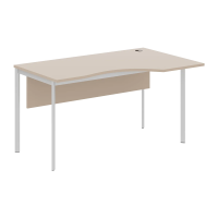 Стол эргономичный СА-2SD(R) Мокачино/Алюминий 1400х900х755 IMAGO-S