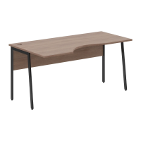 Стол прямой СА-1P(L) Ясень Шимо/Антрацит 1600х900х755 IMAGO PLUS
