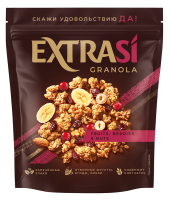 Гранола-мюсли Extrasi фрукты-ягоды-орех, 300г
