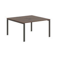 Стол 2-х местный EUWST 1313 Дуб Денвер тёмный/Мокко 1360х1346х750 EDIS