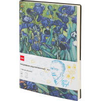 Ежедневник недатированный Deli VG, A5, 136л Ван Гог Ирисы CN146-Blue