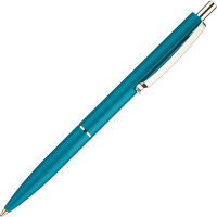 Ручка шариковая автоматическая Schneider K15 синяя, 0.5мм, зеленый корпус