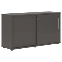 Шкаф низкий с дверьми купе ELC 1343 Мокко/Белый/Мокко 1346х430х750 EDIS